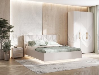 Спальный гарнитур Ирис кашемир, модульный (Миф) в Югорске - yugorsk.mebel-e96.ru
