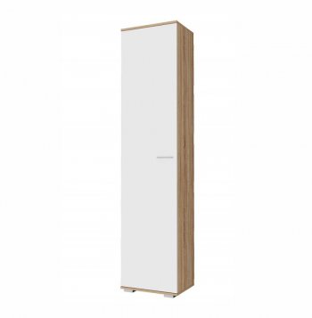 Пенал 1дв. Италия П-500 сонома/белый (Памир) в Югорске - yugorsk.mebel-e96.ru