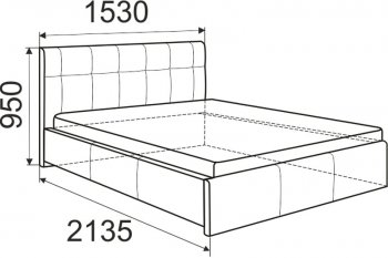 Кровать Изабелла с латами Newtone cacao (ИжМ) в Югорске - yugorsk.mebel-e96.ru