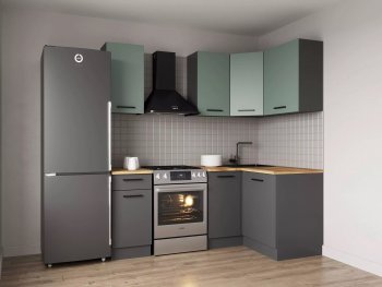 Кухонный гарнитур угловой Изумруд 2000х1200 в Югорске - yugorsk.mebel-e96.ru