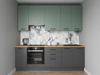 Кухонный гарнитур Изумруд 2400 мм Sanvut в Югорске - yugorsk.mebel-e96.ru