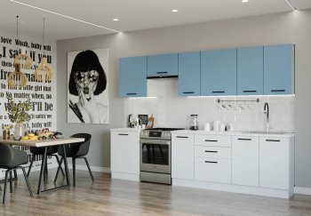 Кухонный гарнитур Капри 3000 мм ЛДСП/МДФ (Санвут) в Югорске - yugorsk.mebel-e96.ru