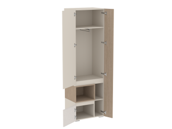 Шкаф для одежды узкий Каспер  (СБК) в Югорске - yugorsk.mebel-e96.ru