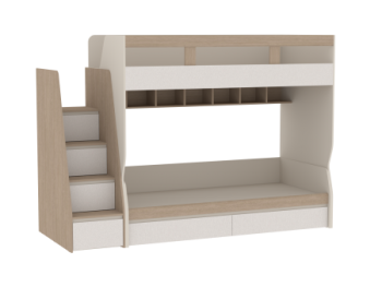 Набор детской мебели Каспер, модульный (СБК) в Югорске - yugorsk.mebel-e96.ru