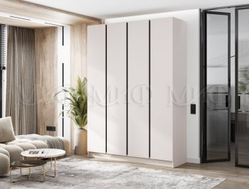 Шкаф 1600 мм 4-х створчатый Келвин кашемир (Миф) в Югорске - yugorsk.mebel-e96.ru