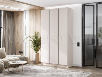 Шкаф 1200 мм 3-х ств. Келвин кашемир (Миф) в Югорске - yugorsk.mebel-e96.ru