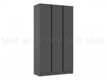 Шкаф 1200 мм 3-х ств. Келвин графит  (Миф) в Югорске - yugorsk.mebel-e96.ru