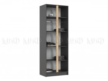 Шкаф 800 мм 2-х ств. Келвин графит  (Миф) в Югорске - yugorsk.mebel-e96.ru