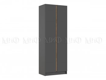 Шкаф 800 мм 2-х ств. Келвин графит  (Миф) в Югорске - yugorsk.mebel-e96.ru