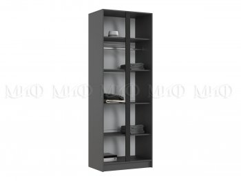 Шкаф 800 мм 2-х ств. Келвин графит  (Миф) в Югорске - yugorsk.mebel-e96.ru