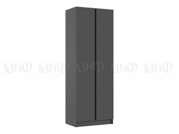 Шкаф 800 мм 2-х ств. Келвин графит  (Миф) в Югорске - yugorsk.mebel-e96.ru