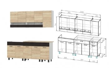 Кухонный гарнитур КГ-2 2000 мм (СВ) в Югорске - yugorsk.mebel-e96.ru