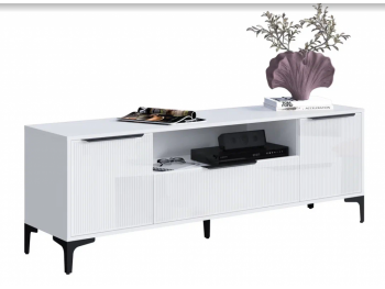 Тумба ТВ на 1650 Кимберли белый (Handis) в Югорске - yugorsk.mebel-e96.ru