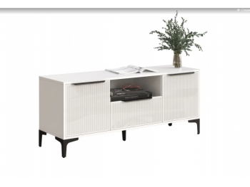 Тумба ТВ на 1350 Кимберли белый (Handis) в Югорске - yugorsk.mebel-e96.ru