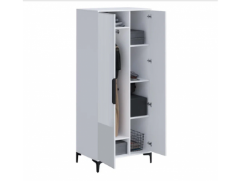 Шкаф 800 мм 2-створчатый Кимберли белый (Handis) в Югорске - yugorsk.mebel-e96.ru