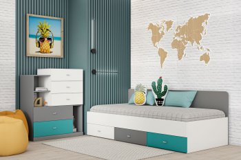 Кровать Клео арт. 010 океан (Диал) в Югорске - yugorsk.mebel-e96.ru