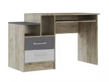 Стол письменный Колибри Лофт серый (Текс) в Югорске - yugorsk.mebel-e96.ru