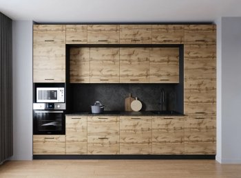 Кухонный гарнитур Крафт 3400 мм (Санвут) в Югорске - yugorsk.mebel-e96.ru