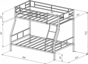 Кровать 2-х ярусная Гранада-1 в Югорске - yugorsk.mebel-e96.ru