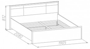 Кровать Амели с ортопедическим основанием 1800*2000 в Югорске - yugorsk.mebel-e96.ru