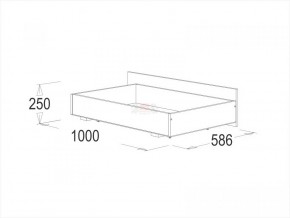 Кровать двойная Ольга 1Н + 2-а ящика (1200*2000) в Югорске - yugorsk.mebel-e96.ru