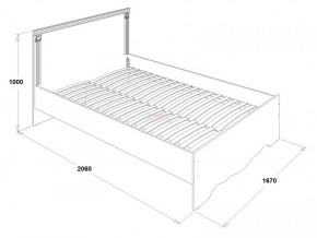 Кровать двойная Ольга 1Н + 2-а ящика (1600*2000) в Югорске - yugorsk.mebel-e96.ru