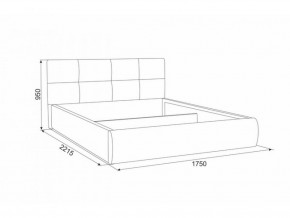 Кровать мягкая Куба (1600) в Югорске - yugorsk.mebel-e96.ru