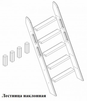 Кровать Сонечка 2-х ярусная (модульная) в Югорске - yugorsk.mebel-e96.ru