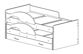 Кровать выкатная Радуга (Матрешка) 800*1600 в Югорске - yugorsk.mebel-e96.ru