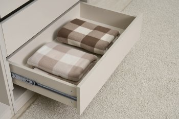 Гардеробная/шкаф 3200 мм Ларго №2 открытая Кашемир (Миф) в Югорске - yugorsk.mebel-e96.ru