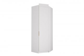 Шкаф угловой Лавис ШДУ 765.1 белый софт/ручка золотая (ДСВ) в Югорске - yugorsk.mebel-e96.ru
