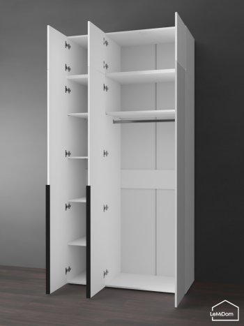 Шкаф с антресолью 1200 мм Linnea MHR-3A-1 2450х1200х510 (Белый-М 11.1.1) в Югорске - yugorsk.mebel-e96.ru