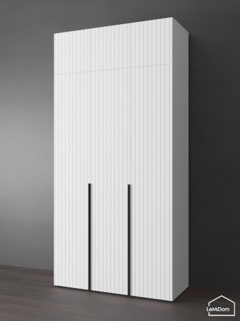 Шкаф с антресолью 1200 мм Linnea MHR-3A-2 2450х1200х510 (Белый-М 11.1.2) в Югорске - yugorsk.mebel-e96.ru