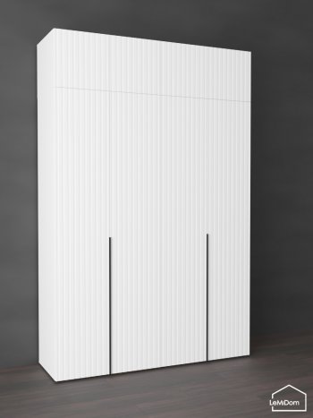 Шкаф с антресолью 1600 мм Linnea MHR-4A-1 2450х1600х510 (Белый-М 11.1.2) в Югорске - yugorsk.mebel-e96.ru