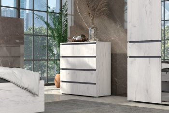 Комод Лиана графит (Зарон) в Югорске - yugorsk.mebel-e96.ru