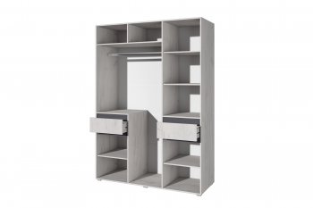 Спальный гарнитур Лиана графит, модульный (Зарон) в Югорске - yugorsk.mebel-e96.ru