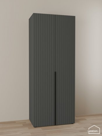 Шкаф Linnea MHR-2-2 2050х800х510 (Графит-М 11.1.25) в Югорске - yugorsk.mebel-e96.ru