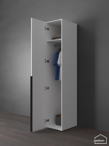 Шкаф Linnea MHR-1 2050х400х510 (Белый-М 11.1.2) в Югорске - yugorsk.mebel-e96.ru