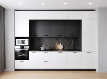 Кухонный гарнитур Лофт 3400 мм (Санвут) в Югорске - yugorsk.mebel-e96.ru