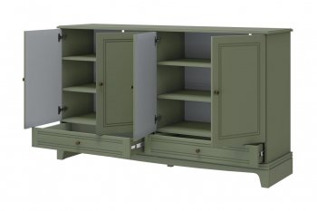 Комод 4 двери 2ящ. Лорето, зеленый самшит (БМ) в Югорске - yugorsk.mebel-e96.ru