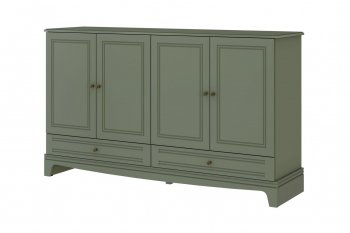 Комод 4 двери 2ящ. Лорето, зеленый самшит (БМ) в Югорске - yugorsk.mebel-e96.ru