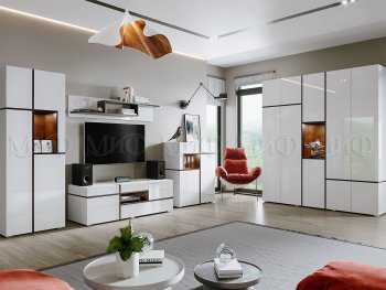 Стенка Мадера модульная (Миф) в Югорске - yugorsk.mebel-e96.ru