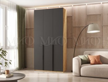 Шкаф 1200 мм Марвэл крафт/графит (Миф) в Югорске - yugorsk.mebel-e96.ru