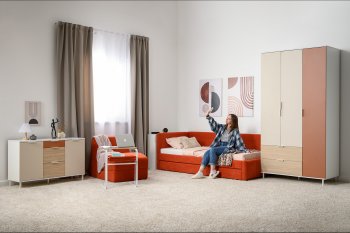 Набор детской мебели Марвэл модульный, бел. (Моби) в Югорске - yugorsk.mebel-e96.ru