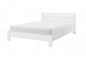 Кровать из массива Милс белый античный (БМ) в Югорске - yugorsk.mebel-e96.ru