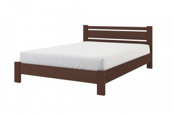 Кровать из массива Милс орех (БМ) в Югорске - yugorsk.mebel-e96.ru