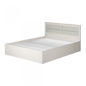 Кровать двуспальная Монако КР-16 кашемир (БТС) в Югорске - yugorsk.mebel-e96.ru