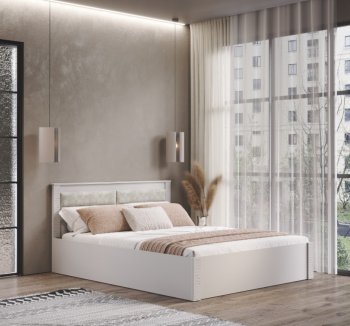 Кровать с подъемным механизмом Монако КР-16 Кашемир (БТС) в Югорске - yugorsk.mebel-e96.ru