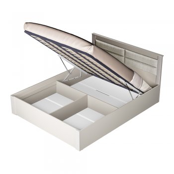 Кровать с подъемным механизмом Монако КР-16 Кашемир (БТС) в Югорске - yugorsk.mebel-e96.ru