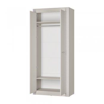 Шкаф для белья 960 мм Монако ШК-37 кашемир (БТС) в Югорске - yugorsk.mebel-e96.ru